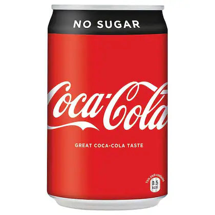 COCA COLA ZERO POP CAN 180 ML PK6