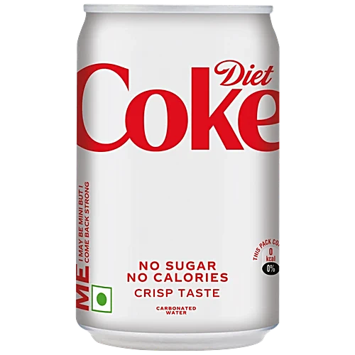 DIET COKE POP CAN 180 ML