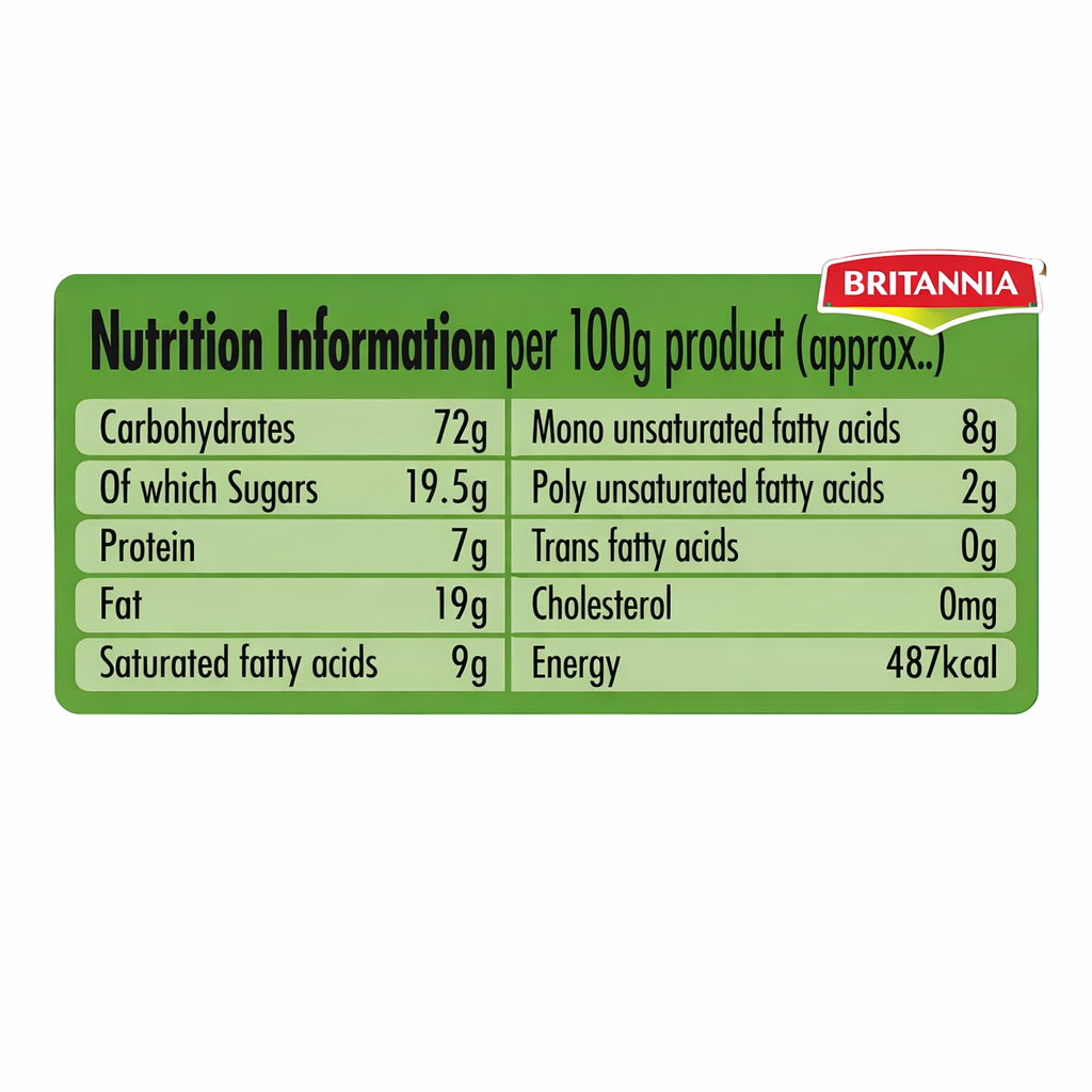 BRITANNIA 50-50 BISCUIT 76 G
